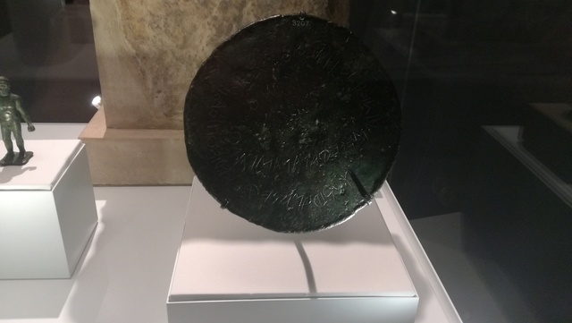 Disc d'ofrena als déus