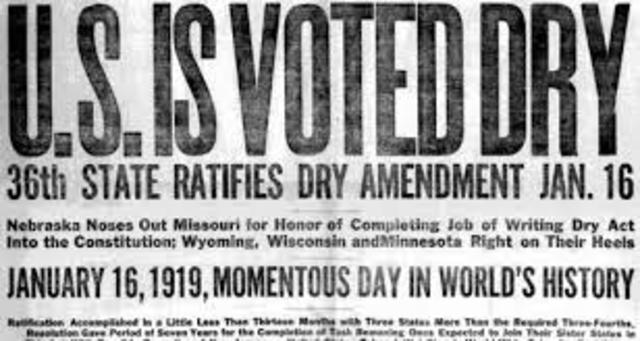 Prohibition and the 18th Amendment