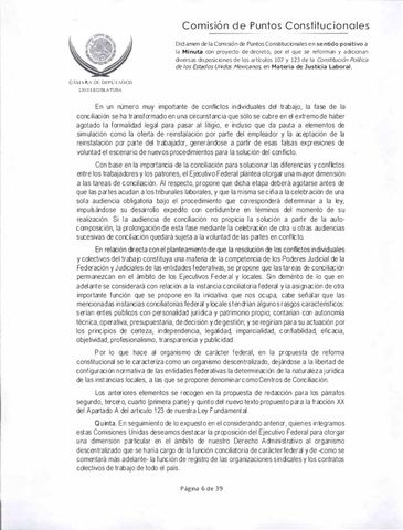 Aprobación del decreto para la reforma del artículo 6 de la Constitución con 7 fracciones