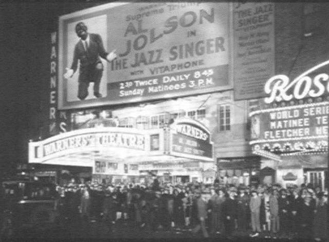 First Movi with spoken Dialogue: "The Jazz Singer"