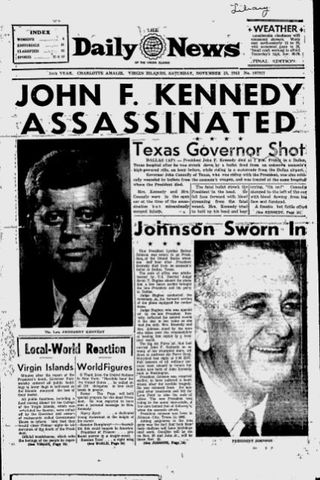 President Kennedy Assasinated