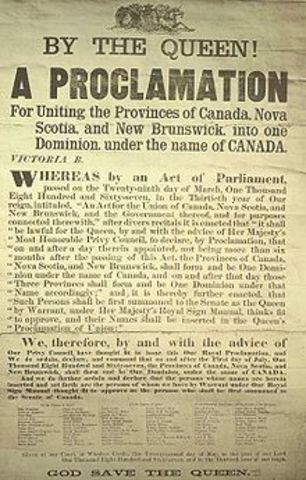 Canada Becomes a Dominion