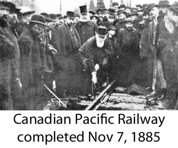 Canadian Pacific Railway is Completed