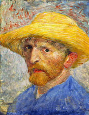 Self Portrait with Straw Hat