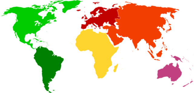Total de llegadas de Turistas Internacionales en el mundo