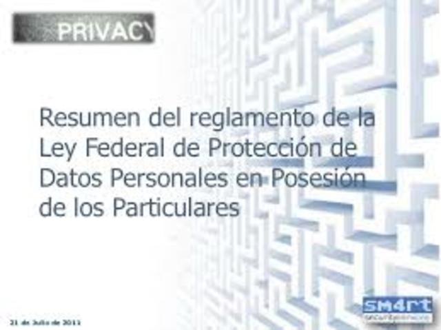 Ley Federal de Protección de Datos Personales en Posesión de Particulares