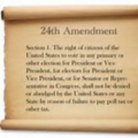 24th Amendment passed
