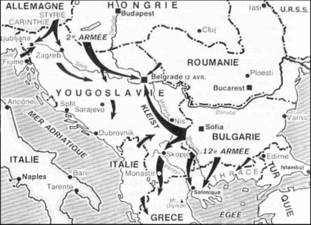 Italy and Germany attack Yugoslavia