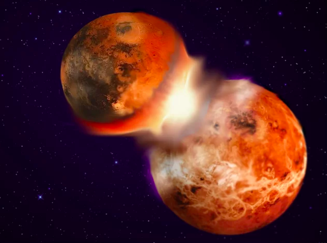 Formation of the Moon - approximately 4 billion years ago