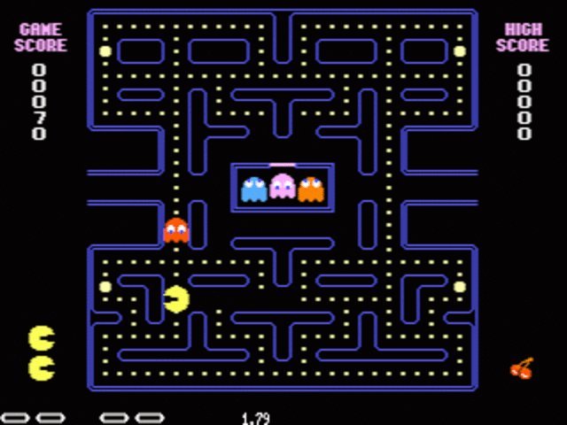 Aparece el juego Pacman