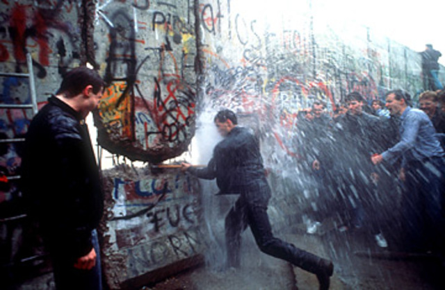 The Berlin Wall collapsed