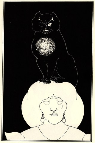*The Black Cat, Aubrey Beardsley (Modernisme)