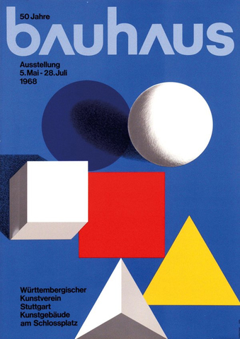 *Bauhaus exhibition (poster), Harbert Bayer (Bauhaus)
