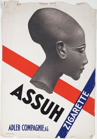 *Assuh Zigarette,  Herbert Bayer (Bauhaus)