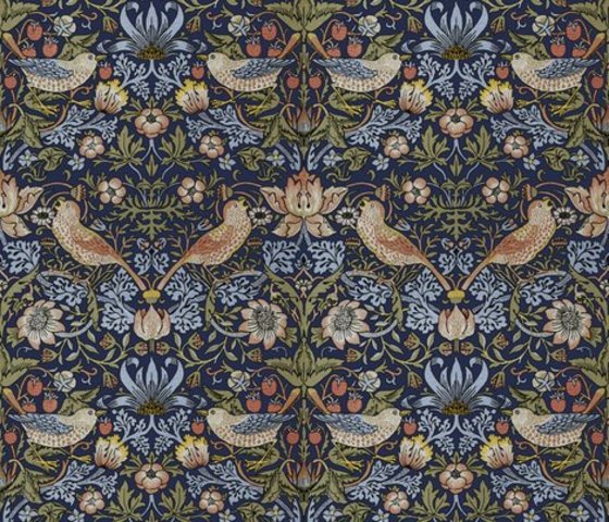 *Strawberry thief, William Morris (Arts & Crafts)