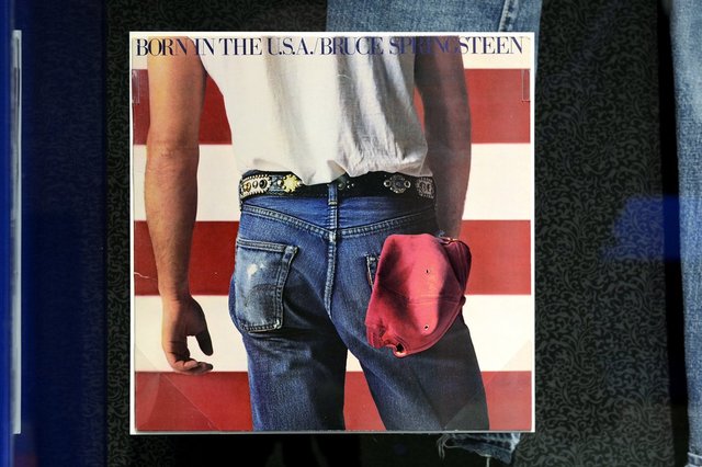 Bruce Springsteen wears 501s on the cover of 'Born in the USA'