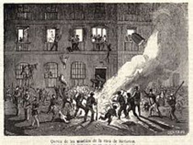 La vicalvarada: manifiesto de Manzanares. Caída del régimen moderado