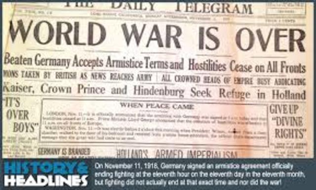 WW1 Ends