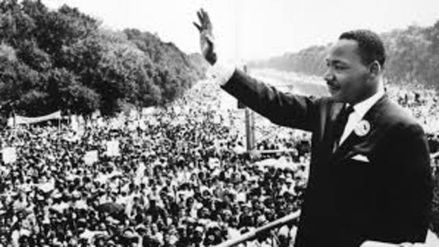 Martian Luther King Jr. elected for presidency.