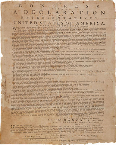 United States Declaration of Independence