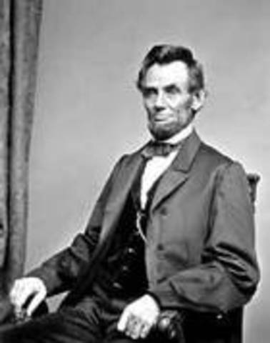 1860-Abraham Lincoln becomes new president