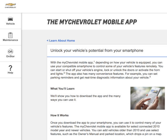 Contacted My Chevrolet