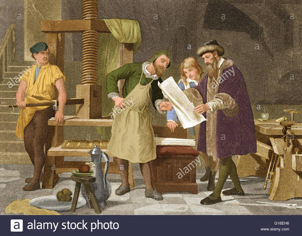 Gutenberg Produces the First Printed Bible