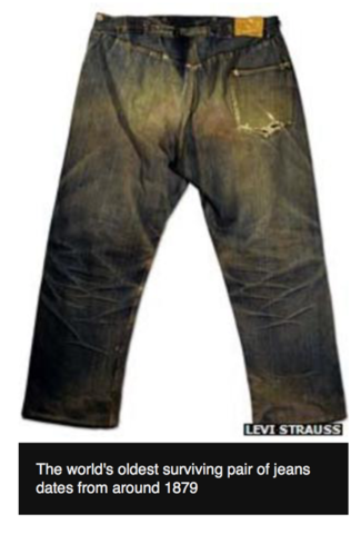 Oldest surviving pair of jeans