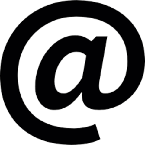 El correo y el @