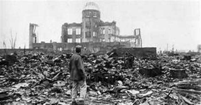 A-bomb dropped on Hiroshima