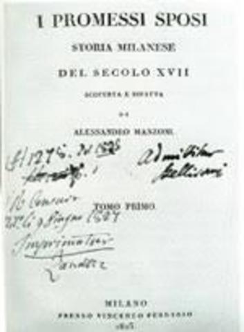 Scrive i Promessi Sposi