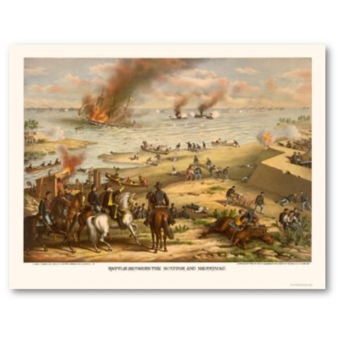 Battle of "Monitor " and the "Merrimac"