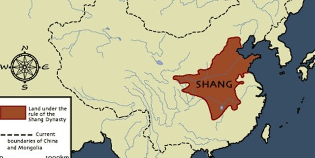 China, dinastía Shang