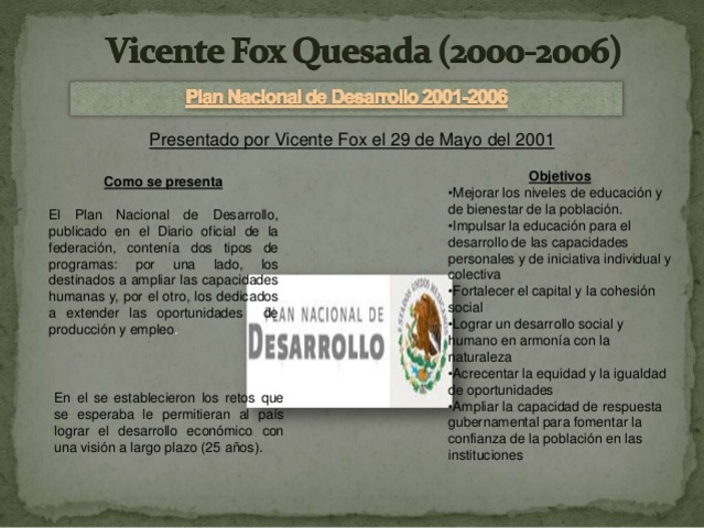 2001-2006 Vicente Fox