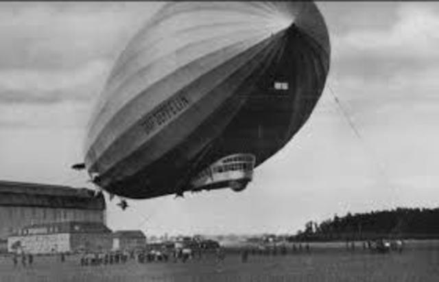 Airship Flies Around the World.