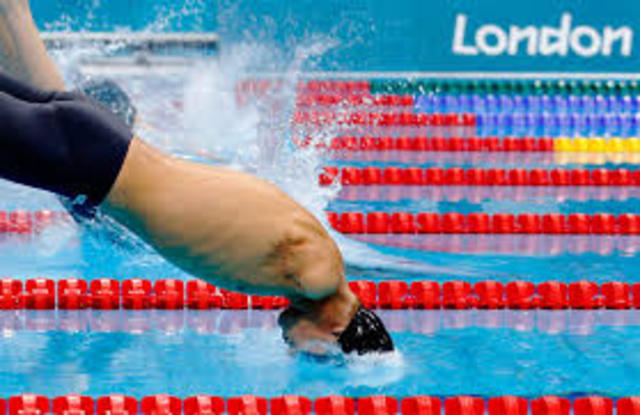 EL campeonato en natacion