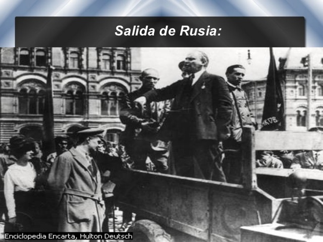 Salida de Rusia de la Primera Guerra Mundial