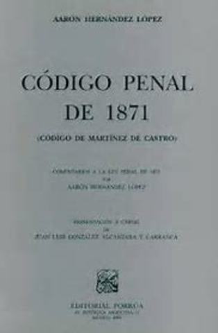 EL CÓDIGO PENAL DE 1871