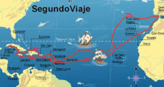 Segundo viaje de Colón a América
