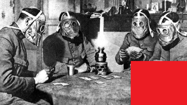 Los alemanes lanzan el primer ataque con gases tóxicos contra los soldados franceses y canadienses en el frente oeste, entre Langemarck e Ypres (Bélgica).