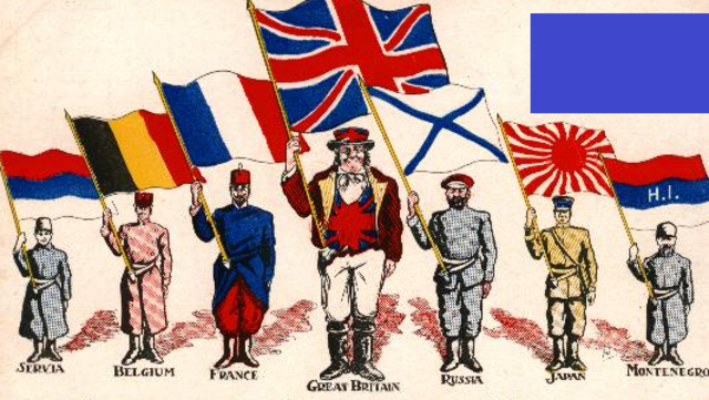 Victoria de los Aliados y armisticio de la Primera Guerra Mundial.