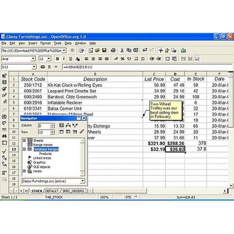 Foglio Elettronico: Lotus 1-2-3