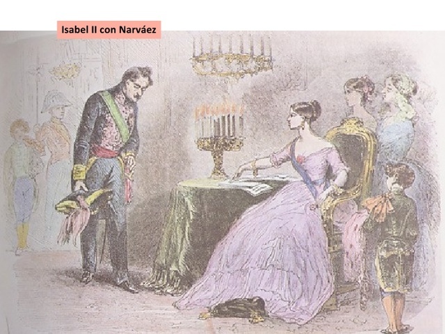 Regreso de Narváez: gobierno autoritario: