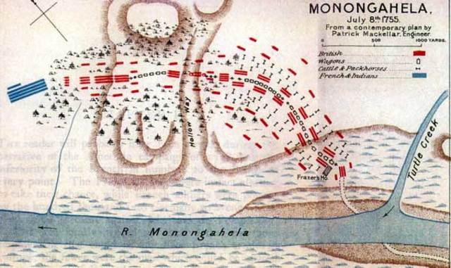 French win at the Monongahela River