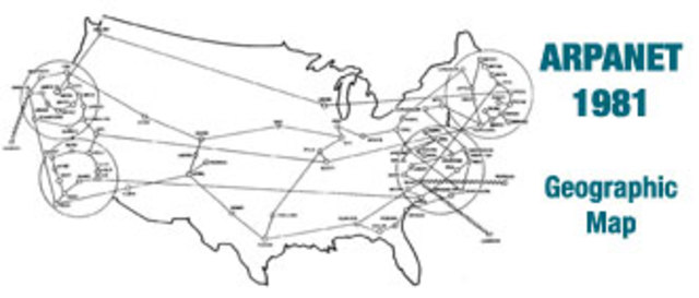 213 Computers Connected to ARPANET