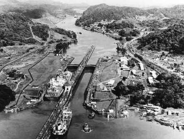 Opening of the Panama Canal