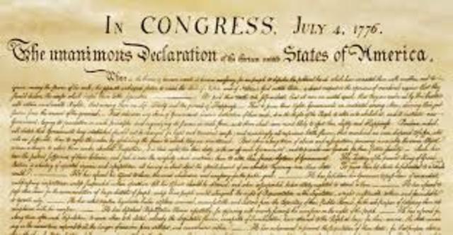 The Declaration of Independence