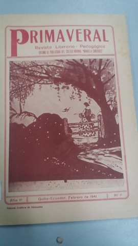 Revista Literaria y pedagógica Primavera