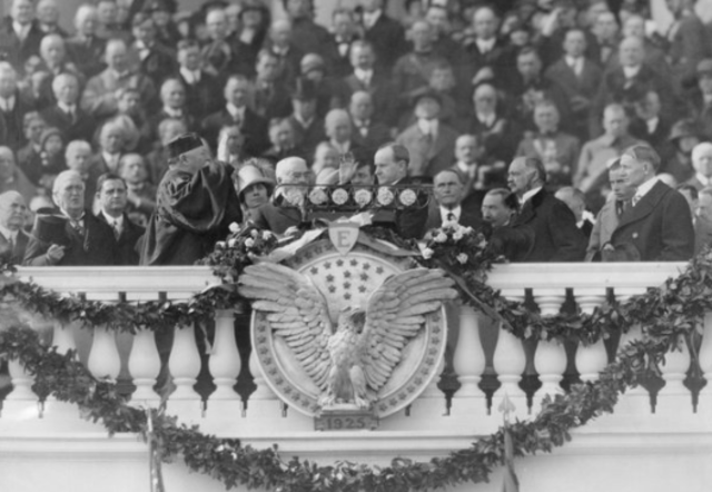 Calvin Coolidge’s Inauguration, first on radio