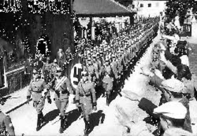 Pre-War Italy and Germany become allies